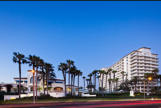 The Waterfront Beach Resort with its 12-story guestroom tower.