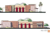 Rendering of neighborhood commercial uses.