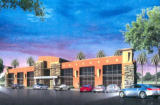 Rendering of medical professional offices.